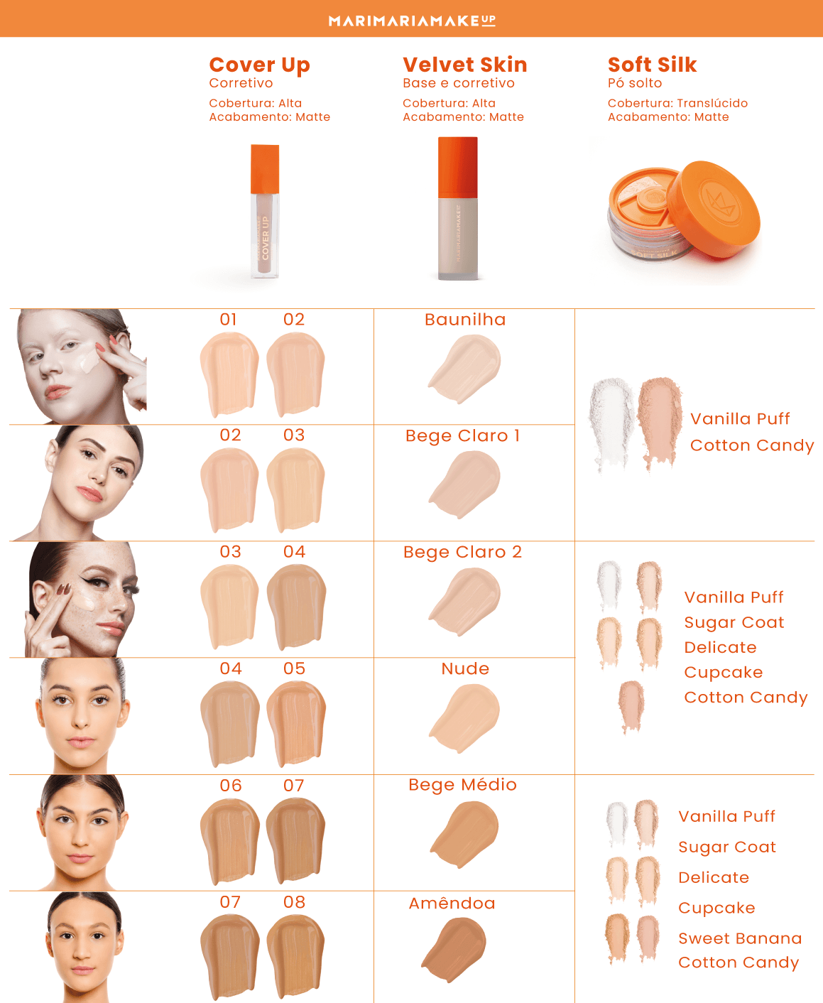 Base e Corretivo Matte Velvet Skin - Nude | Mari Maria Makeup - Image 6