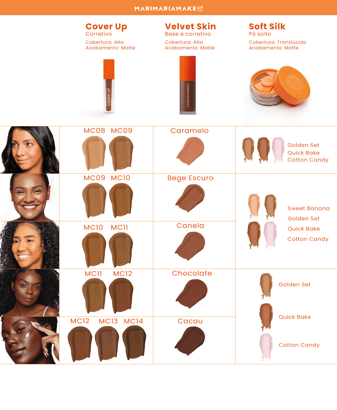 Base e Corretivo Matte Velvet Skin - Canela | Mari Maria Makeup - Image 6